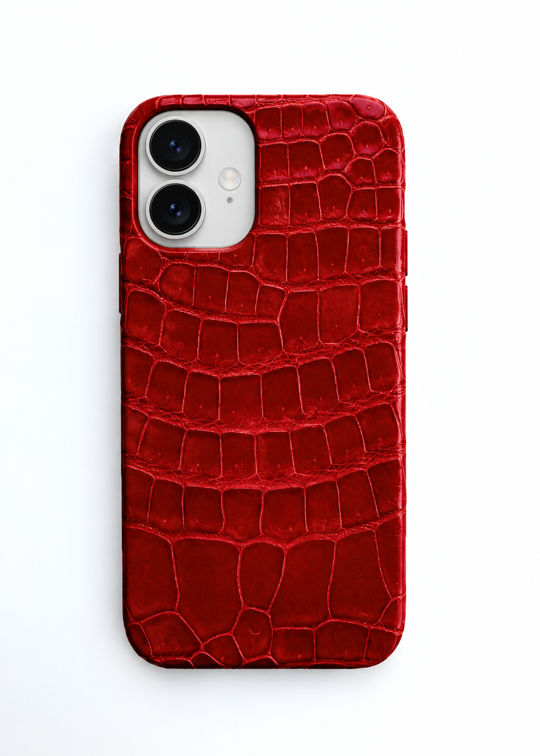 Red crocodile phone case