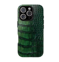 green crocodile phone case